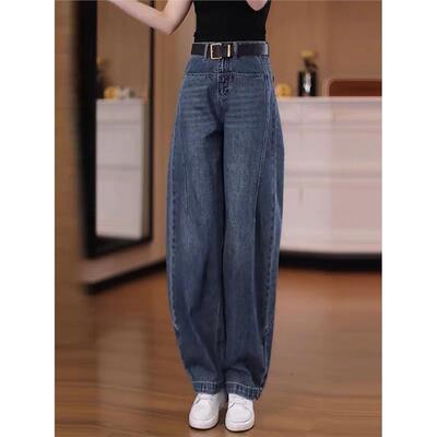 牛仔弯刀裤女2025年新款