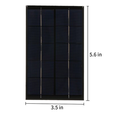 2.5W Portable Solar Panel Solar Panels 5V With USB Compact S