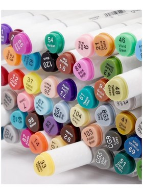 30/40/60/80 Color Alcohol Based Marker Drawing Pen Set Manga