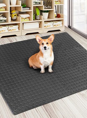 12Pcs Splicing Floor Mats EVA Leaf Grain Yoga Mats Patchwork