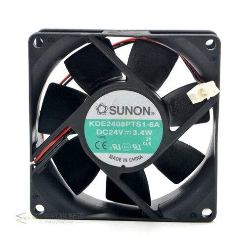 SNON 8025 DC 24V 3.4W 80*80*25MM 8CM KDE2408PTB1-6A  KD2408P
