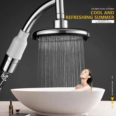 RecabLeght 6 Inches Pressurized Shower Head High Pressure To