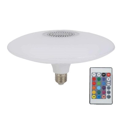 FO smart music light bulb LED bluetooth speaker with 24-key