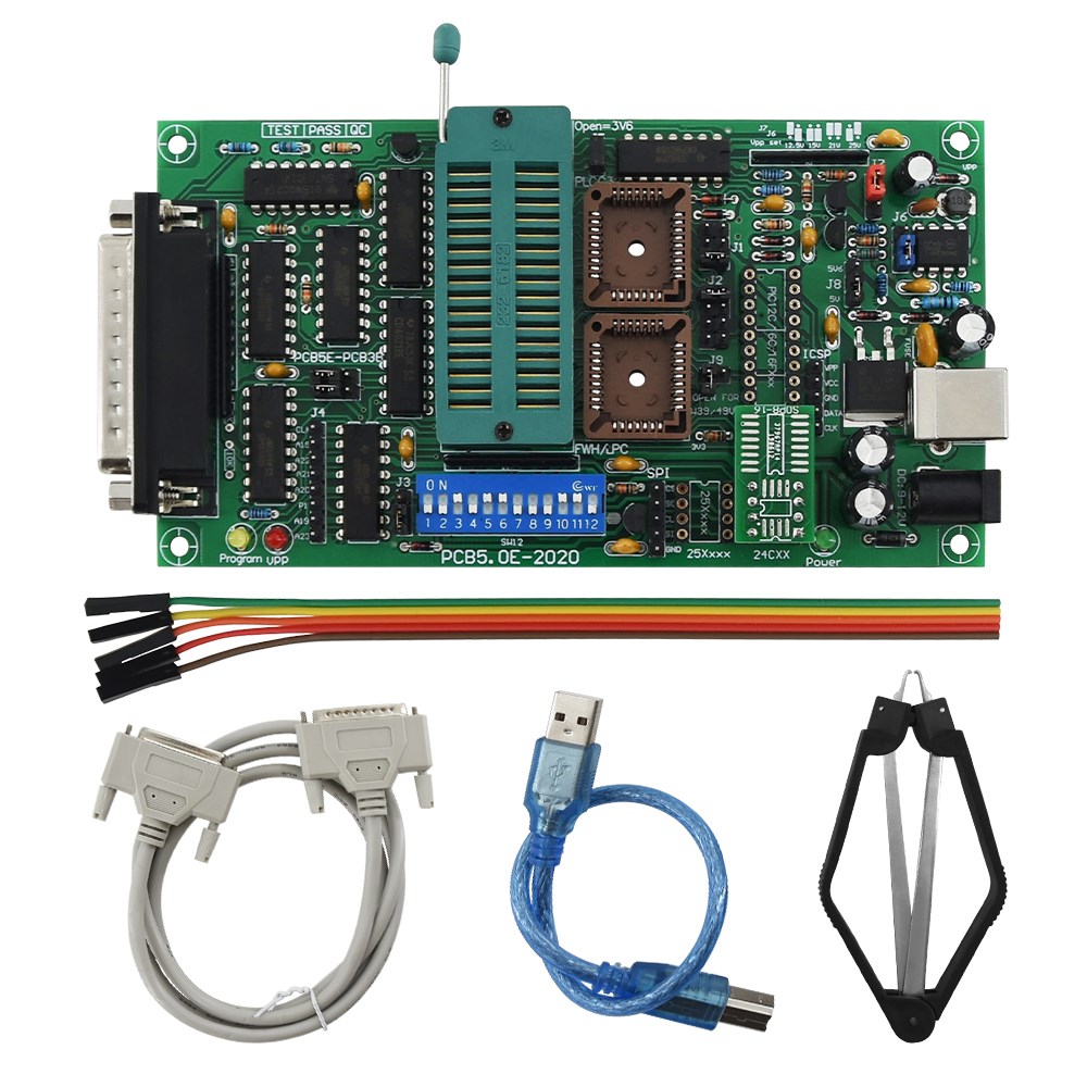 SPI 25xx PCB5.0T-2013 Willem EPROM programmer, BIOS009 PIC,s