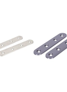 4 Pcs Stainless Steel Repair Mending Fixing Plate Brackets S