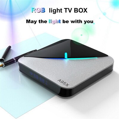 A95X F3 Air RGB Light V Box 8K Android 9.0 4GB 64GB Amlogic