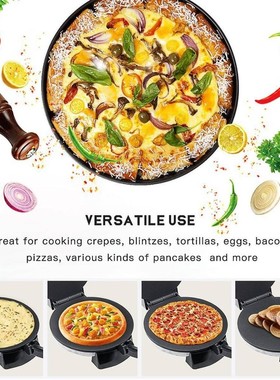 220V 2000W Kitchen Electric Roti Crepe Maker Paratha Chapati