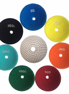 4 Inch Wet Bowl Shaped Diamond Polishing Pads Convex Sink Fo