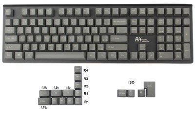 124-key Spanish Layout European ANSI ISO-ES OEM PBT Keycaps