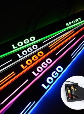 /LED Door Sill  Renault Clio 3 III 4 IV Streamed Light Scuff