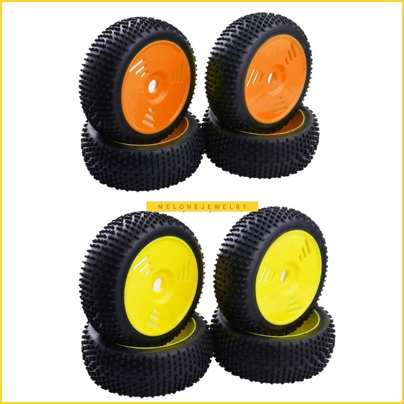 4pcs Rubber ires  Wheels 17mm Hex for 1/8 eam Losi Redcat FS