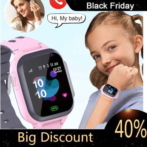 2021 kid Phone call Kids Smart Watch for children SOS Antil-