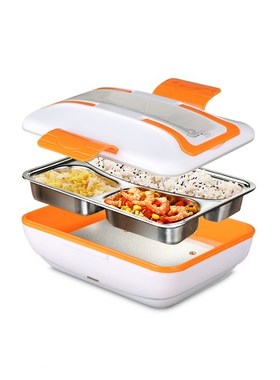 220V Electric Lunch Box Stainless Steel With Compartment Stu