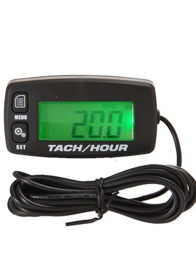 Motorcycle Meter Resettable Tacho Hour Meter Inductive Tacho