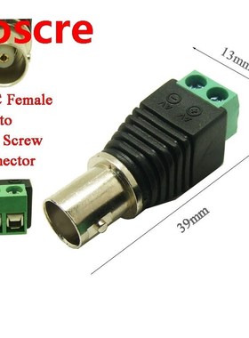 Freeshipping 10pcs  Coax Cat5 Cat6 BNC female   Connecto