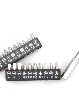 10 Pcs set 6.35mm 1/4 Inch Hex Torx Slotted Phillips Screwdr
