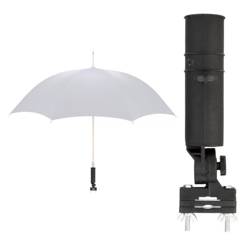 1 Set Plastic Black Golf Universal Umbrella Holder Adjustabl