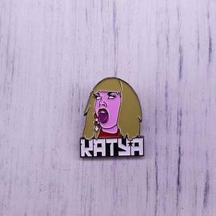 Katya Zamolodchikova Enamel Pin American Drag Queen Actor C