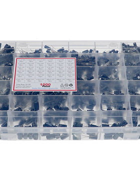 1000pcs 36Values 0.1uF -1000uF 16V 25V 35V 50V Capacitors 4.