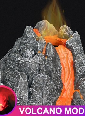 New Simulation Volcanic Eruption Model Steam Volcano Models