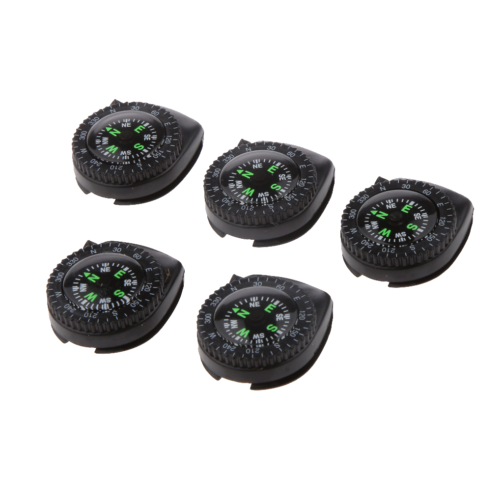 5pcs Camping Hiking Navigation Mini Portable Pocket Compass