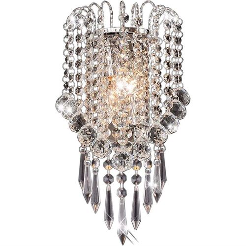 OYGROP Wall Light with Crystal  Drops Decorative Besides Wal