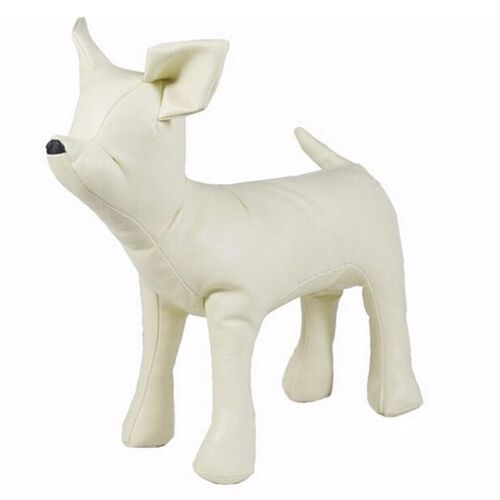 Leather Dog Mannequins Standing Position Dog Models Toys Pet