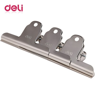 1pcs Clips 102mm Silver Color Big Size Metal Grip Bulldog No