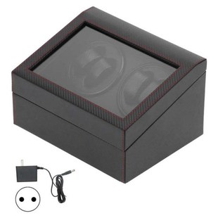 Acrylic Box Watch Winding Box Automatic Winder Carbon Fiber