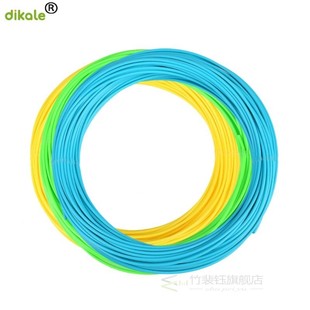 dikale 3m x 3 colors 3D Pen Filament PLA 1.75mm Plastic Rub