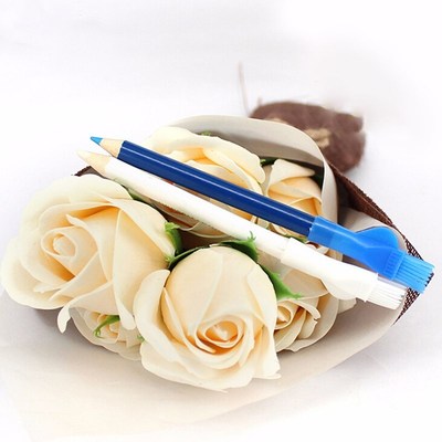2Pcs Tailors Marking Chalk Pen Pencil For Sewing Fabric Lea