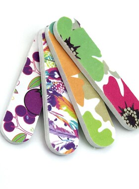 50pcs Mini NailFile Double Side 100/180 Nail Buffer Angle N