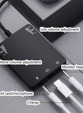 Convenient Type-C to 3.5mm Headphone Jack Adapter Live Broad