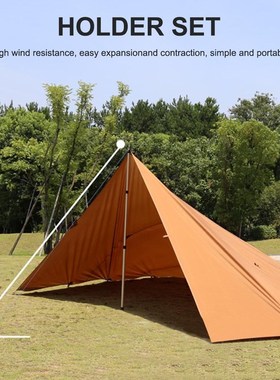 2pcs Portable Telescoping Tarp Poles Replacement Canopy Adju