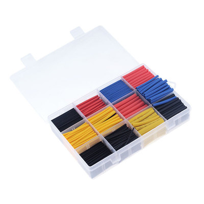 780PCS/BOX 2:1 Thermoresistant Tube Heat Shrink Tubing Insul