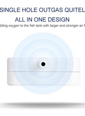 Ultra Quiet Fish Tank Air Pump Aquarium Mini Oxygen Airpump
