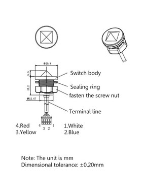 Liquid Level Sensor Replaceable Float Type Water Level Senso
