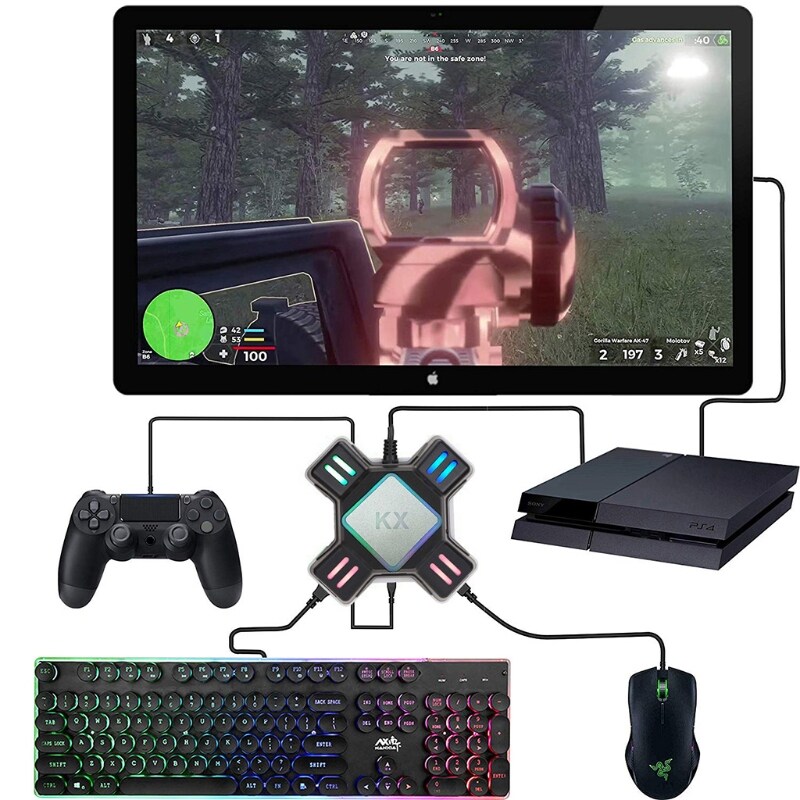 Supports NS/ PS5/ PS4 / PS3 / X Series Converter,Keyboard an