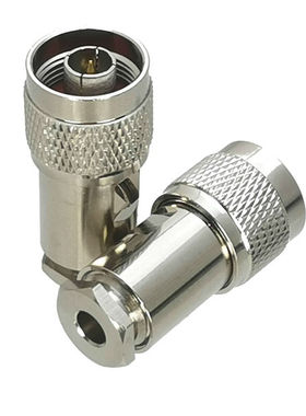 1Pcs Connector N Male Plug Clamp RG58 RG142 LMR195 RG400 Cab