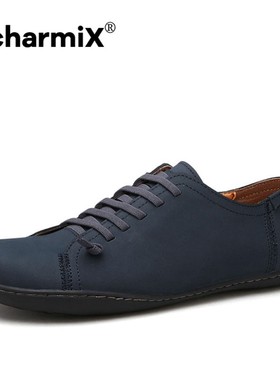 Men's Casual Loafers Cow Split Leather New Driviers Espa