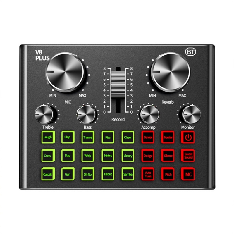 Live Broadcast External Sound Card No Debugging Required Mic