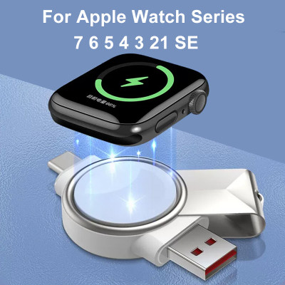 Wireless Charger for Apple Watch Series 7 SE 6 5 4 3 2