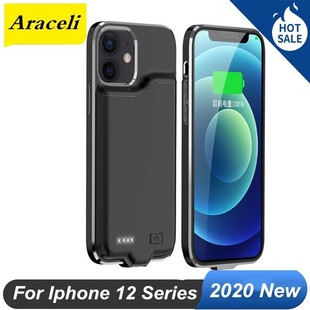 Araceli For iphone 12 Battery Case Thin Smart Charger Cover