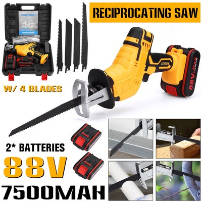 /18V Cordless Reciprocating Saw Portable Electric Saw Replac