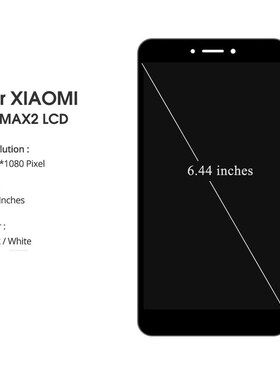 6.44 inch LCD Display For  Mi Max 2 LCD Touch Screen Digitiz