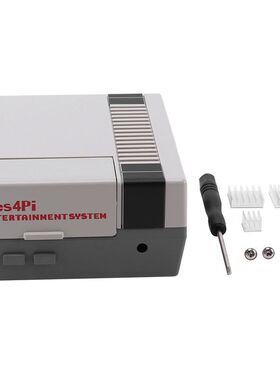 NES4Pi NES Case Kit ABS Functional Cooling Fan Heatsinks Scr