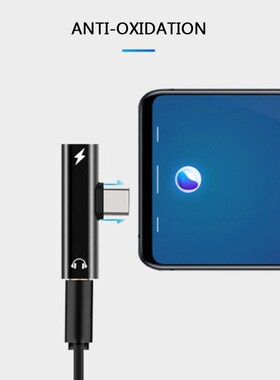 2 In 1 USB C Adapter Type C To 3.5mm Jack Audio Aux Headphon