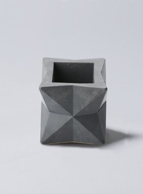 SN0034 3D Vase Cement Pot Molds Flower Pot Geometric Shape S