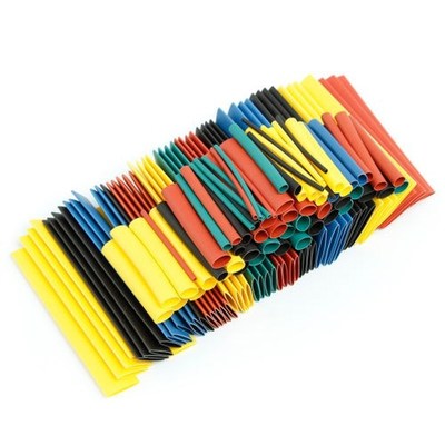 328Pcs/set Sleeving Wrap Wire Car Electrical Shrinkable Cabl