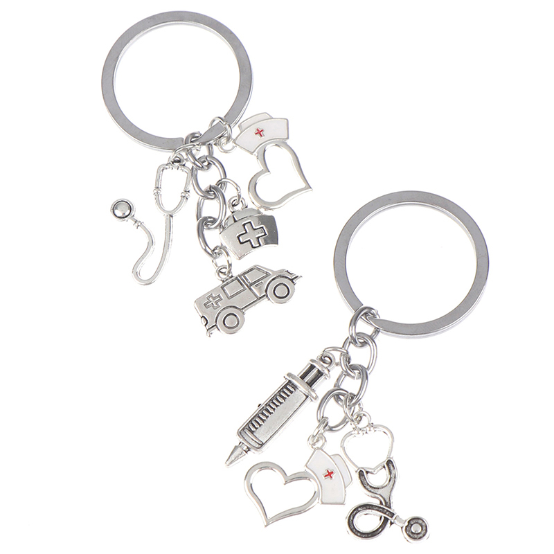 1PC New Nurse Keychain Physician Assistant Key Chains Medica